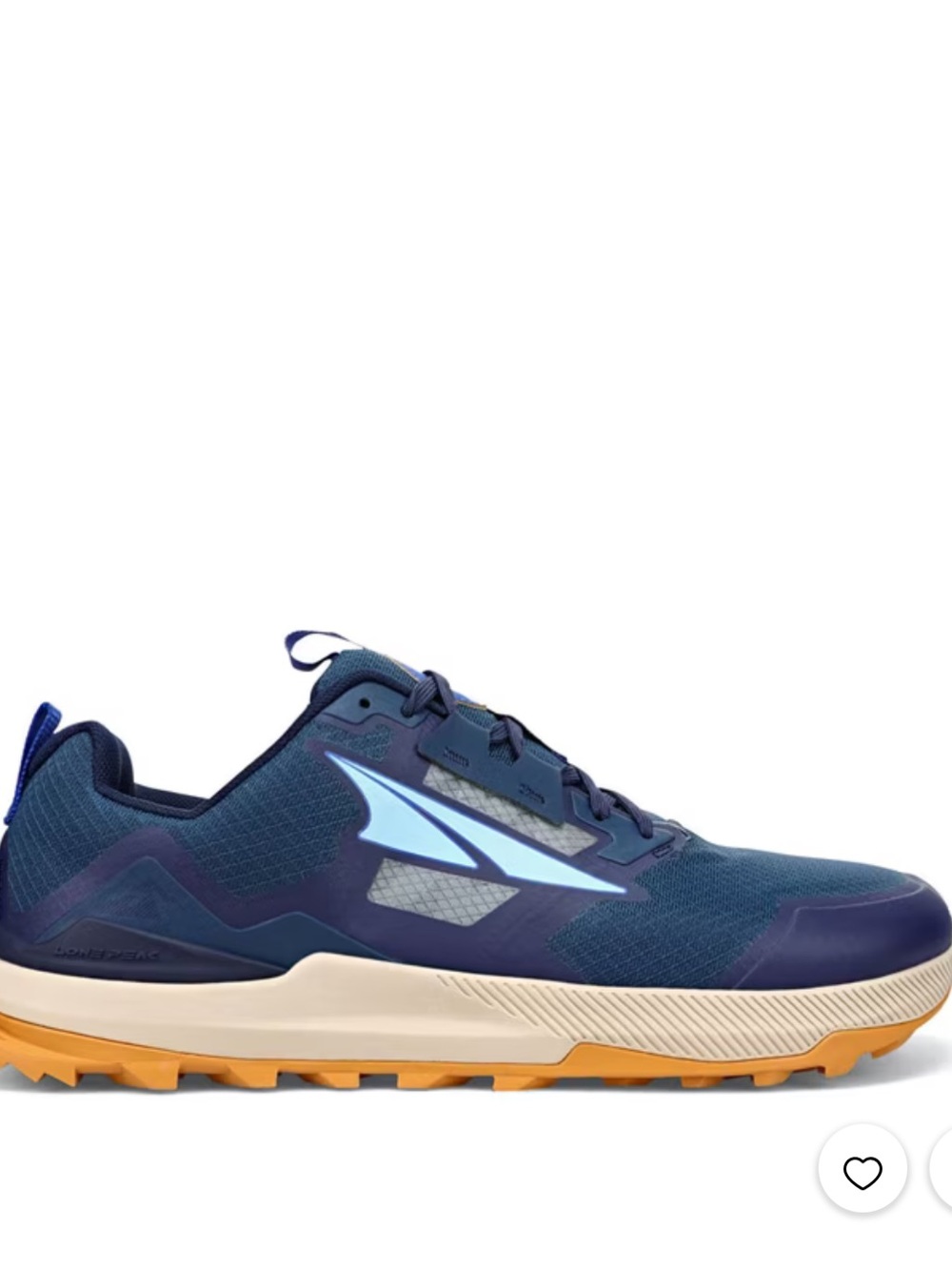 Altra Men's Navy and Light Blue running Shoes with Orange Sole size 12